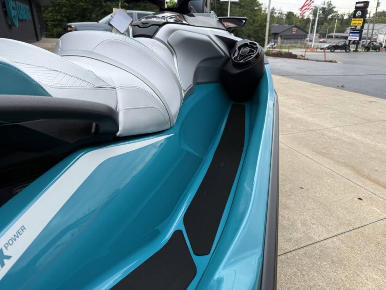 A photo of this 2026 Sea-Doo GTX Limited 325 Teal Metallic