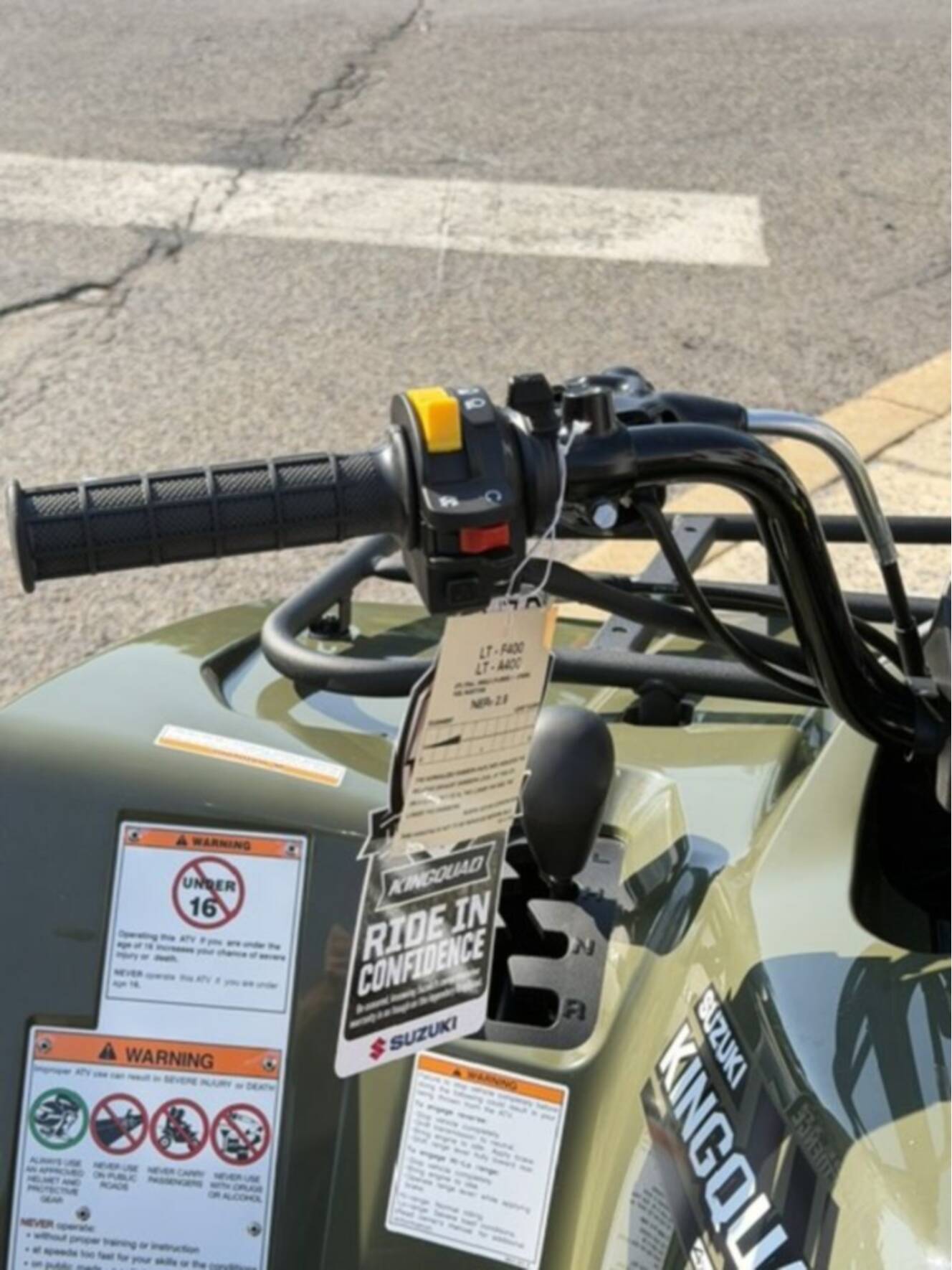 A photo of this 2026 Suzuki KingQuad 400ASi