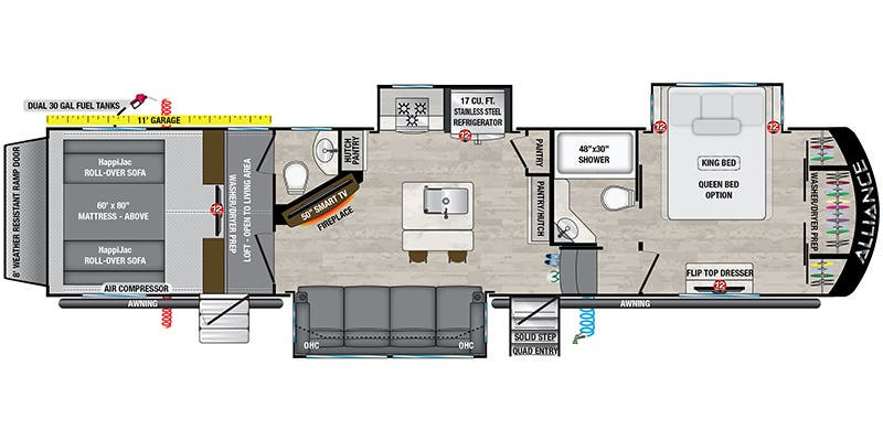 2024 Alliance Rv Valor 36V11 in