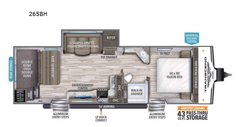 2020 Grand Design TRANSCEND xplor 265BH in north canton OH