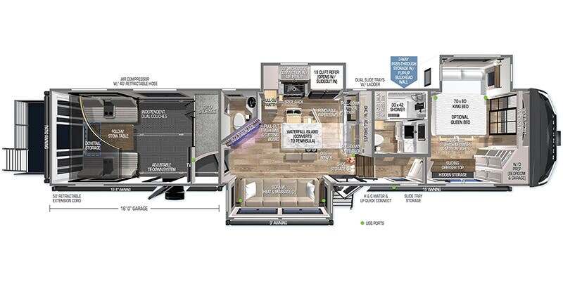 2027 Brinkley Rv MODEL Gx 4000x in blue grass IA