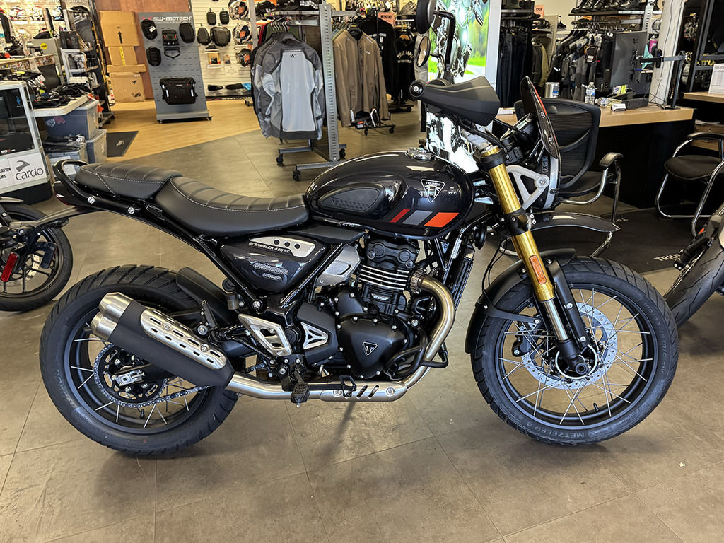 2026 Triumph Scrambler 400 XC Storm Grey 400 XC in Plano, TX