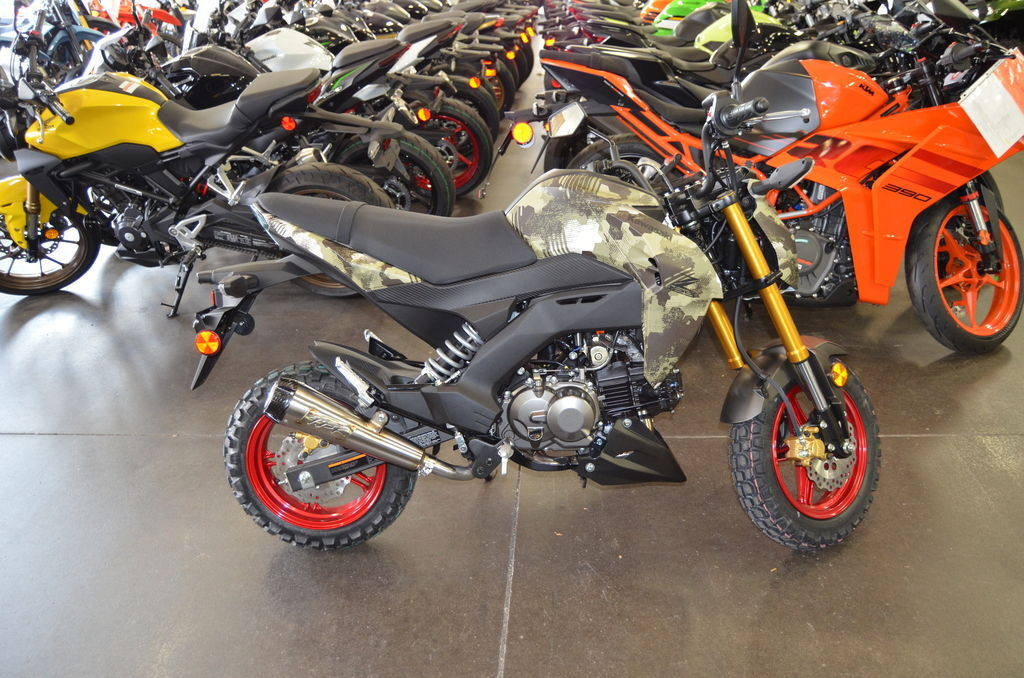2025 Kawasaki Z125 PRO Cypher Camo Beige BASE in Westfield, IN