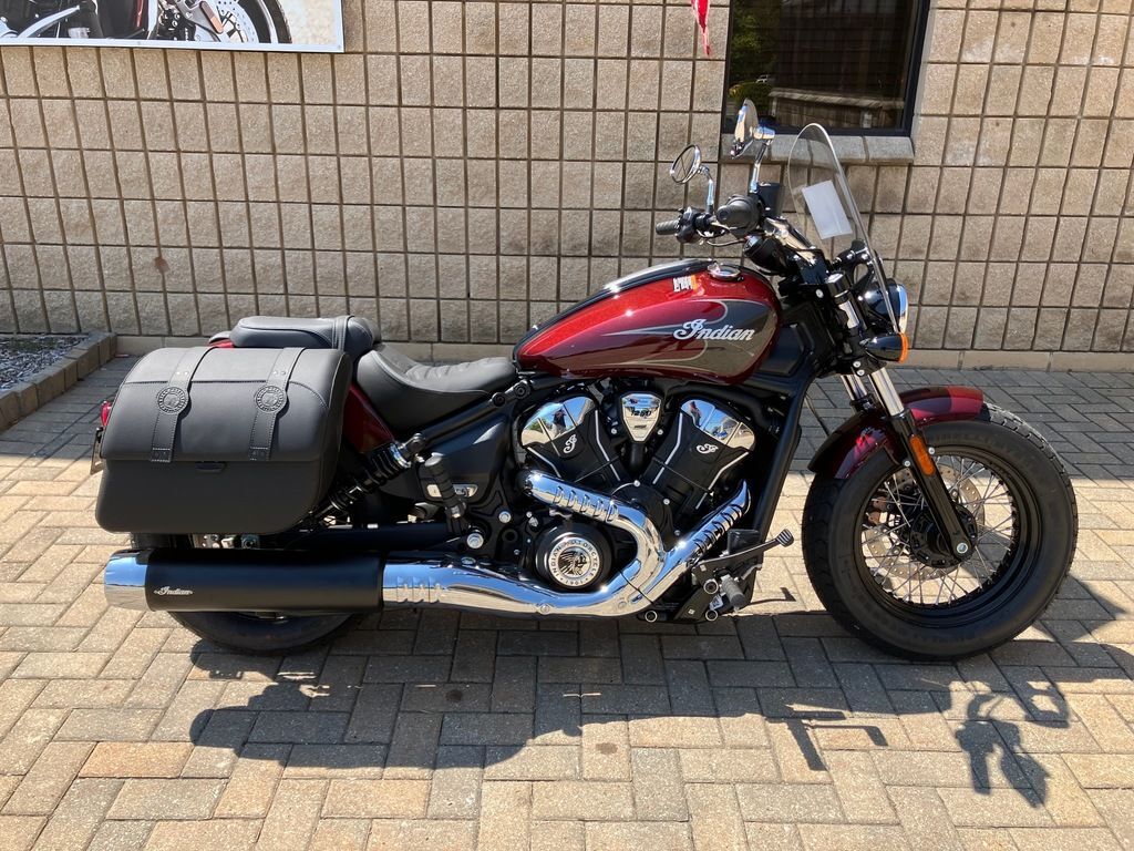 2025 Indian Motorcycle® Super Scout® Maroon Metallic with Graphics in Clinton Twp, MI