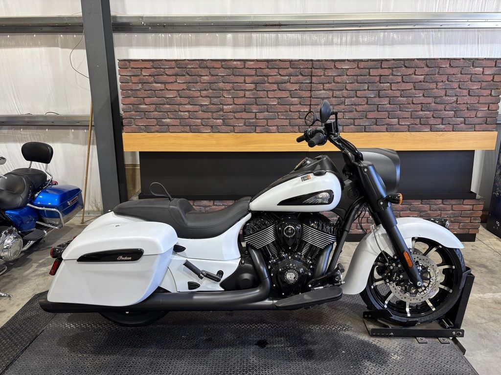 2026 Indian Motorcycle® Springfield ® Dark Horse® Ghost White Metallic Smoke DARK HORSE in Wichita, KS
