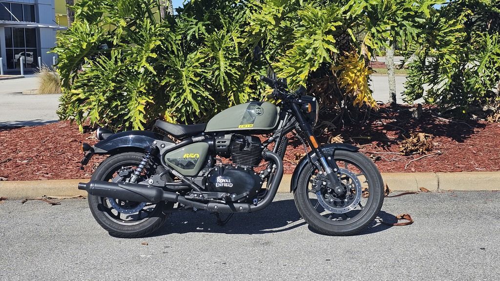 2024 Royal Enfield Shotgun 650 Drill Green 650 in Lakeland, FL