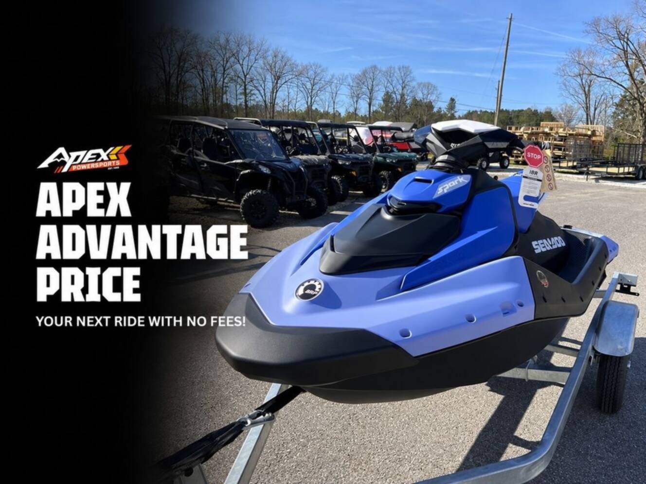 A photo of this 2026 Sea-Doo Spark for 3 Rotax® 900 ACE - 90 CONV with IBR an
