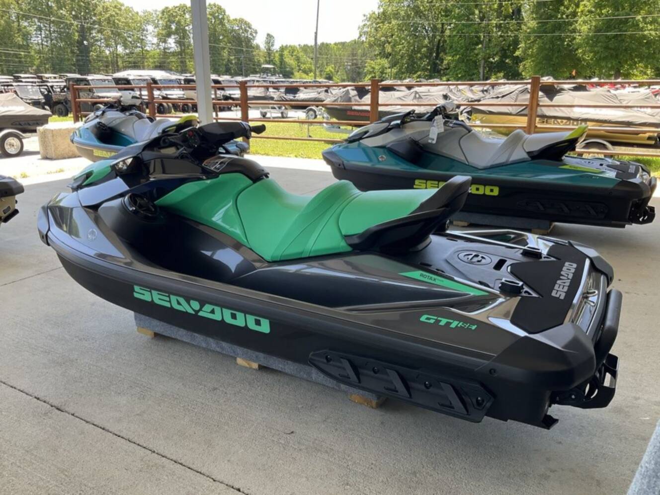 A photo of this 2026 Sea-Doo GTI SE 130 iBR Tech, Audio, iDF, iBR