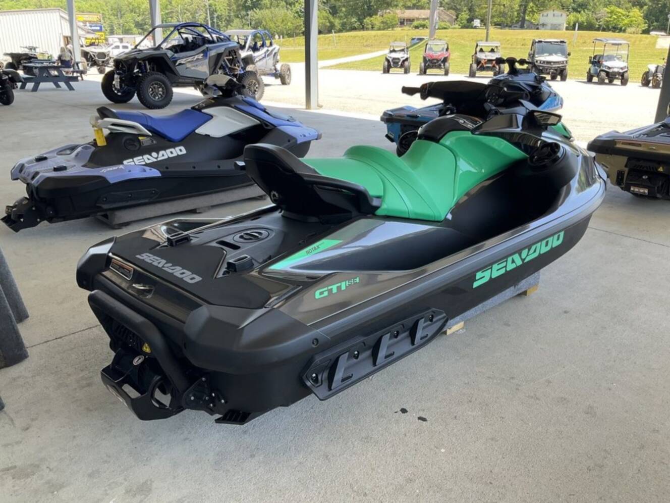 A photo of this 2026 Sea-Doo GTI SE 130 iBR Tech, Audio, iDF, iBR