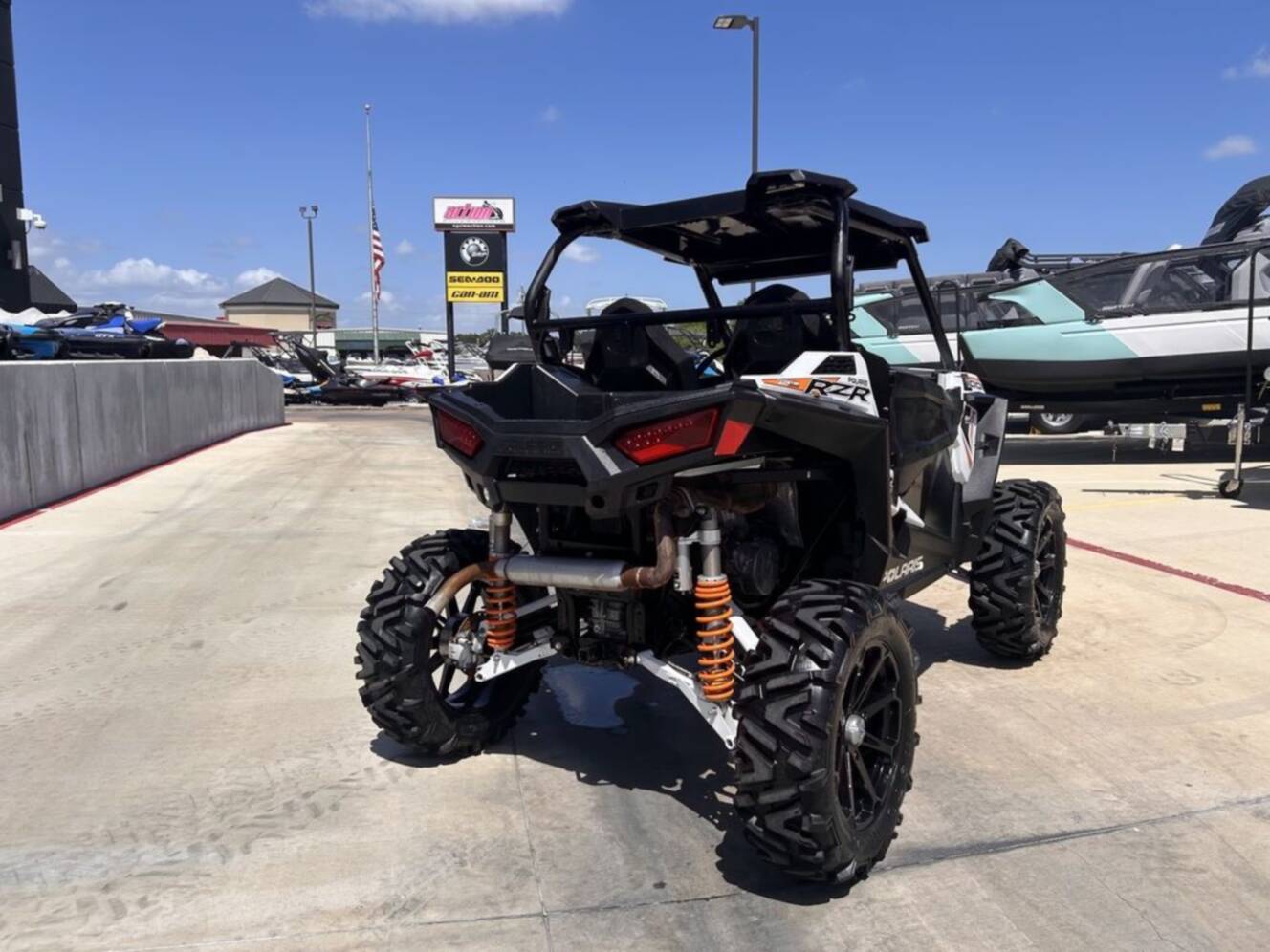 A photo of this 2018 Polaris® RZR® S 1000 EPS White Lightning