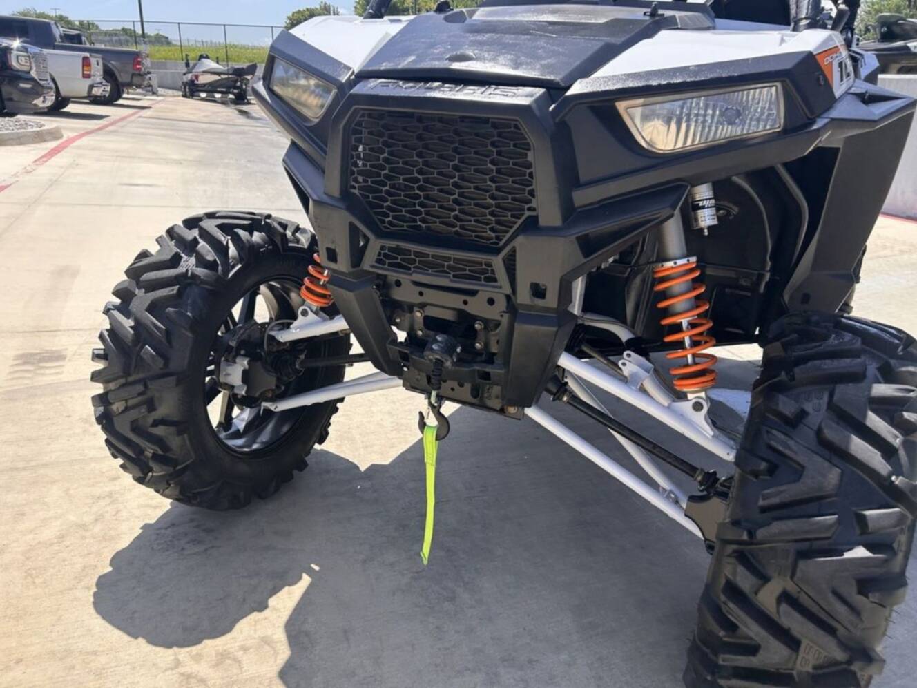 A photo of this 2018 Polaris® RZR® S 1000 EPS White Lightning