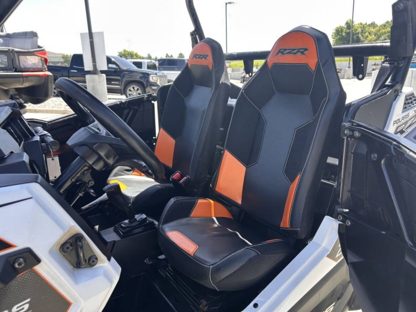 A photo of this 2018 Polaris® RZR® S 1000 EPS White Lightning