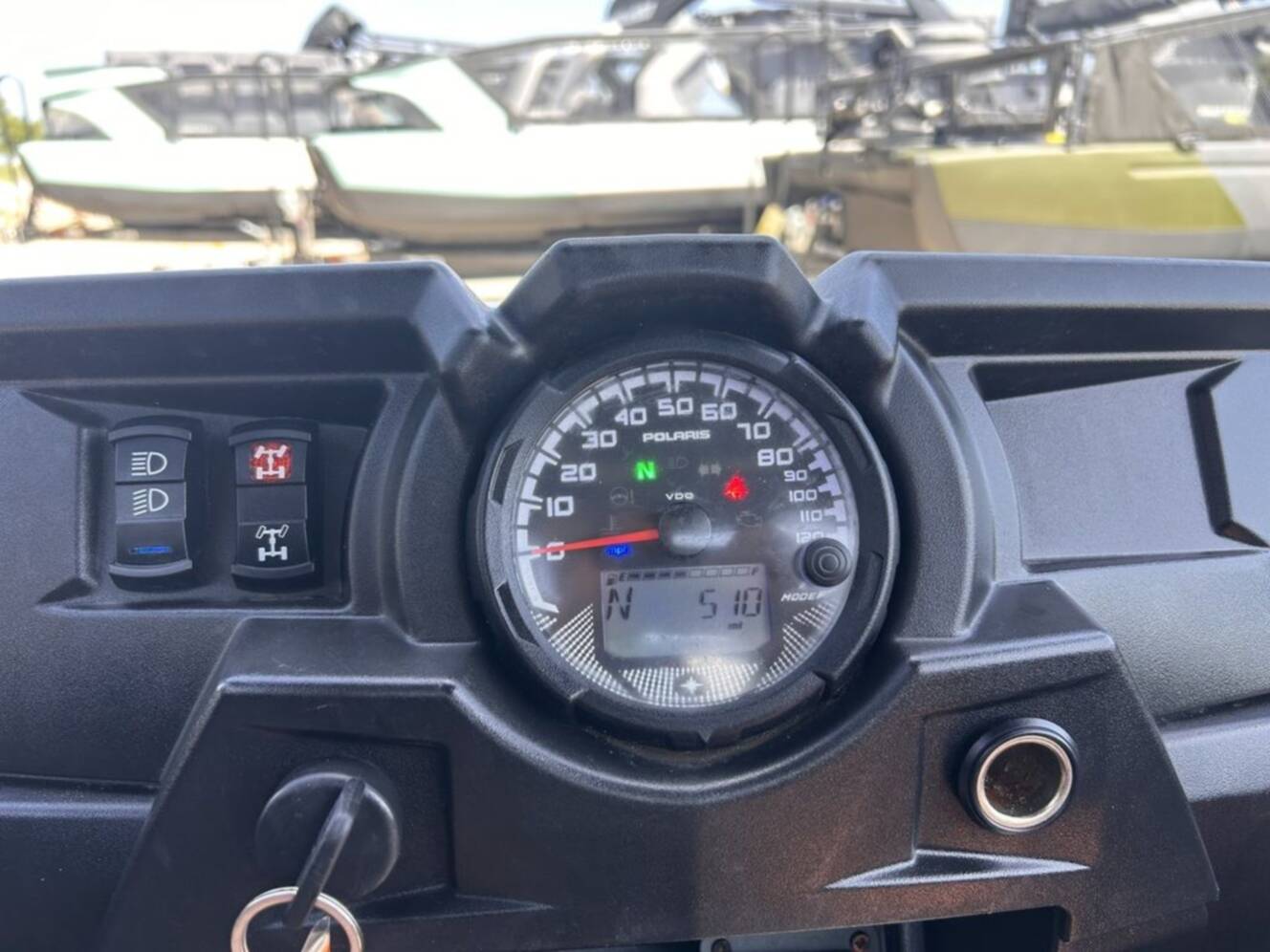 A photo of this 2018 Polaris® RZR® S 1000 EPS White Lightning