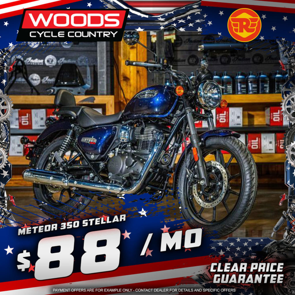 2024 Royal Enfield Meteor 350 Stellar Blue 350 in New Braunfels, TX