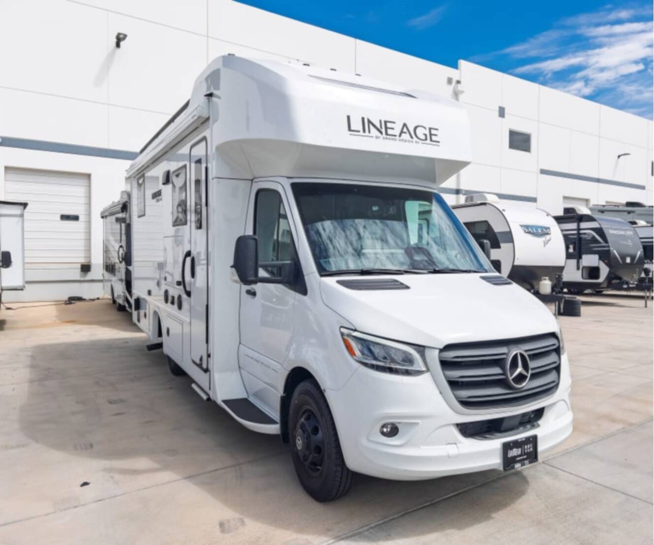 A photo of this 2027 Grand Design LINEAGE SERIES M 25FW-FBP