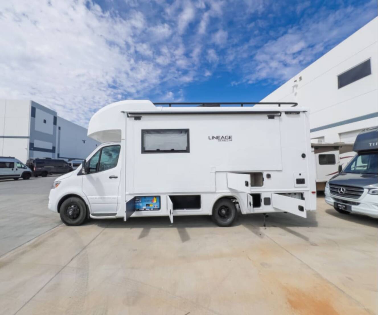 A photo of this 2027 Grand Design LINEAGE SERIES M 25FW-FBP