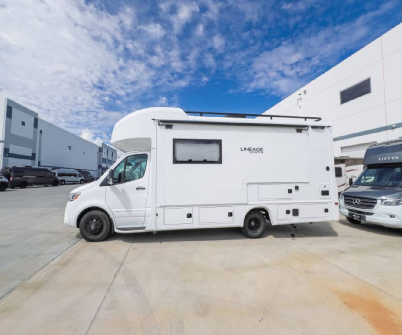 A photo of this 2027 Grand Design LINEAGE SERIES M 25FW-FBP