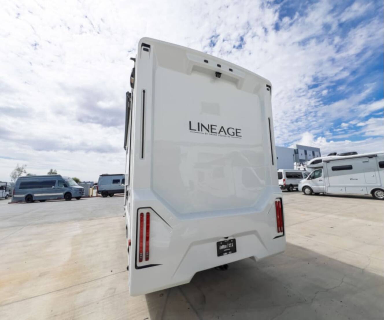 A photo of this 2027 Grand Design LINEAGE SERIES M 25FW-FBP