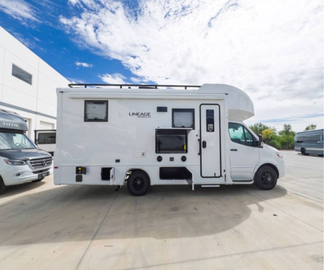 A photo of this 2027 Grand Design LINEAGE SERIES M 25FW-FBP
