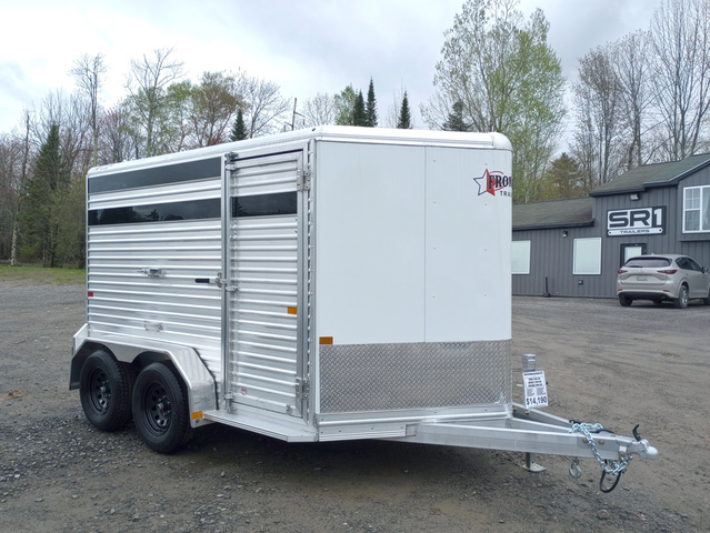 2026 FRONTIER Aluminum Livestock 12'7" w/Aluminum Decking, Plexiglass in Manchester, ME