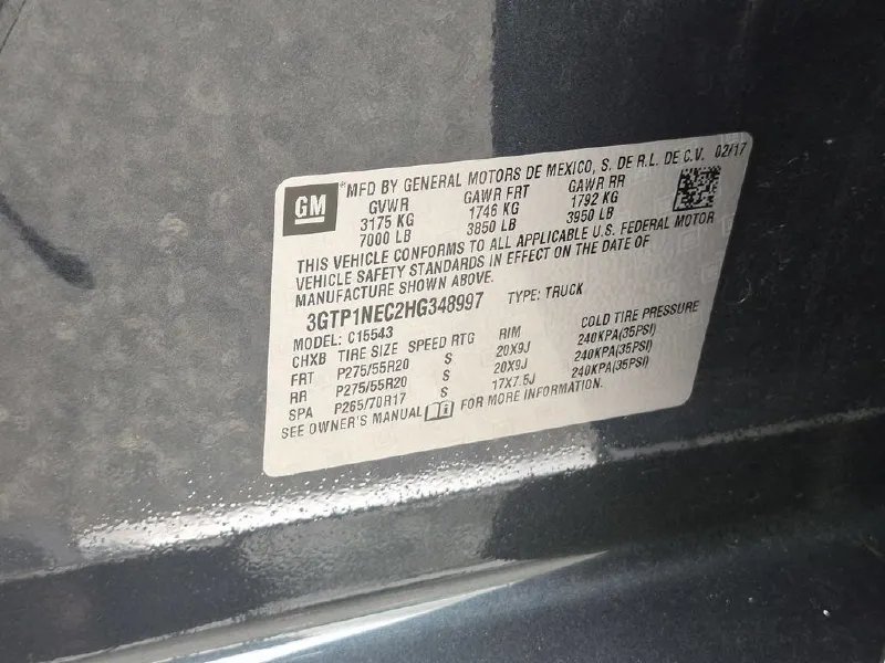 2017 GMC SIERRA