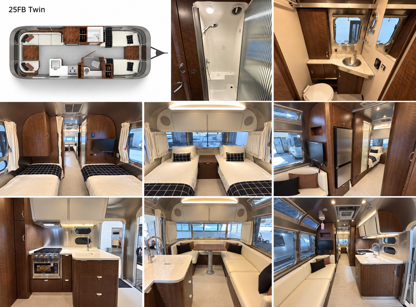 2026 Airstream GLOBETROTTER 25FB TWIN in fortville IN