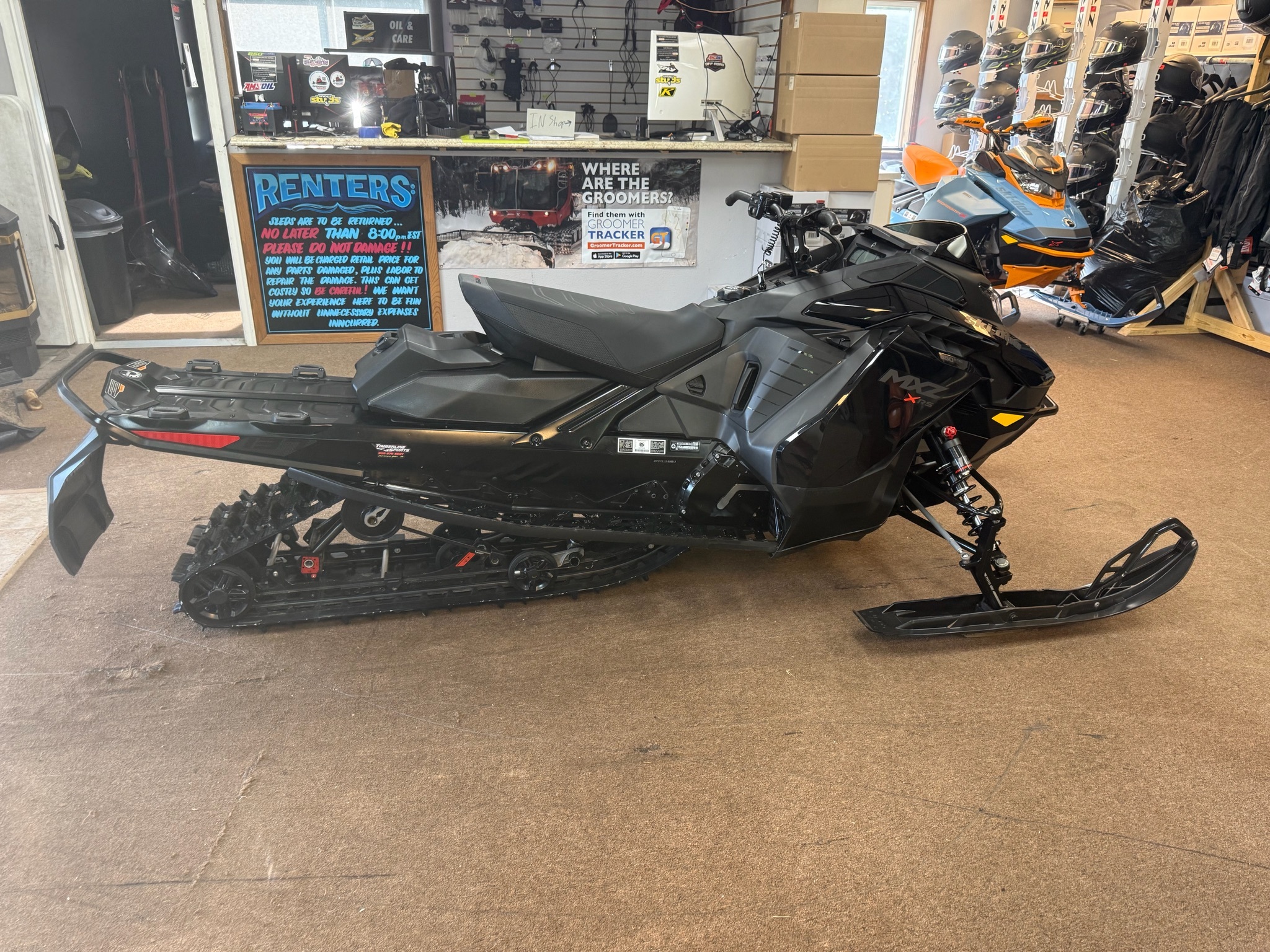2025 Ski-Doo MXZ X-RS 137 850 E-TEC ES Ice Ripper XT 1.25 in bergland MI