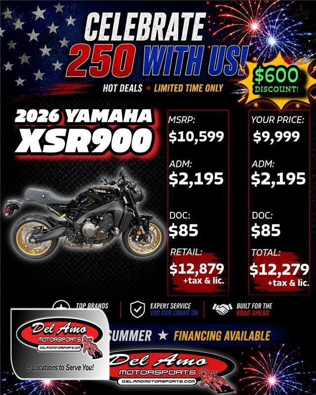 2026 Yamaha XSR900 900 in Santa Ana, CA