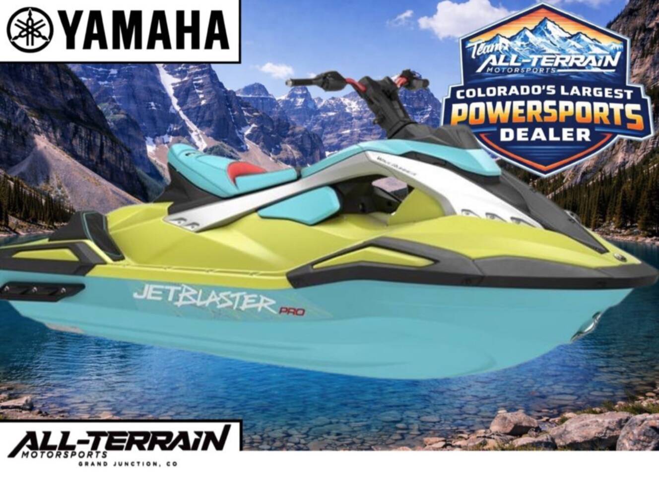 A photo of this 2025 Yamaha WaveRunner JetBlaster PRO 2-Up