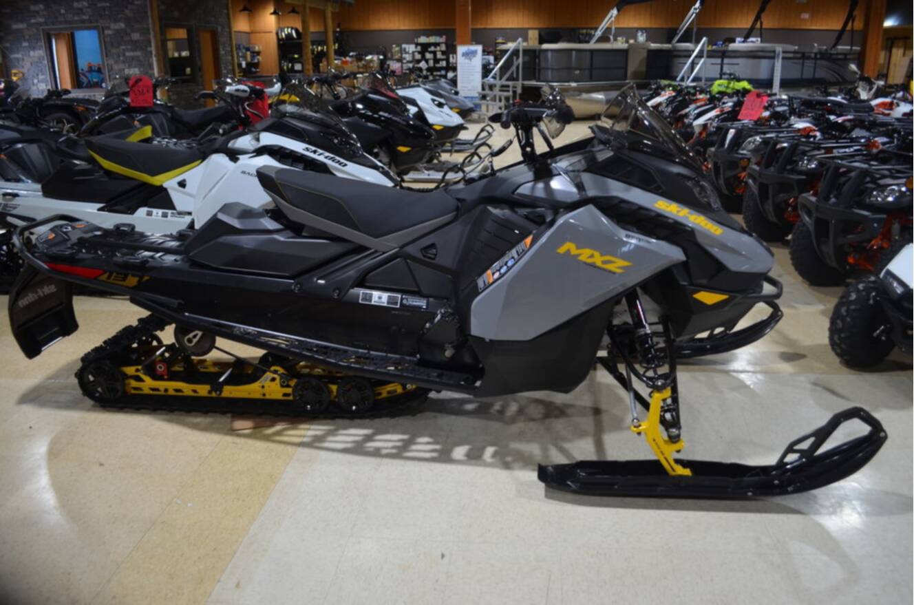 A photo of this 2026 Ski-Doo MXZ Adrenaline 850 E-TEC 137_Grey