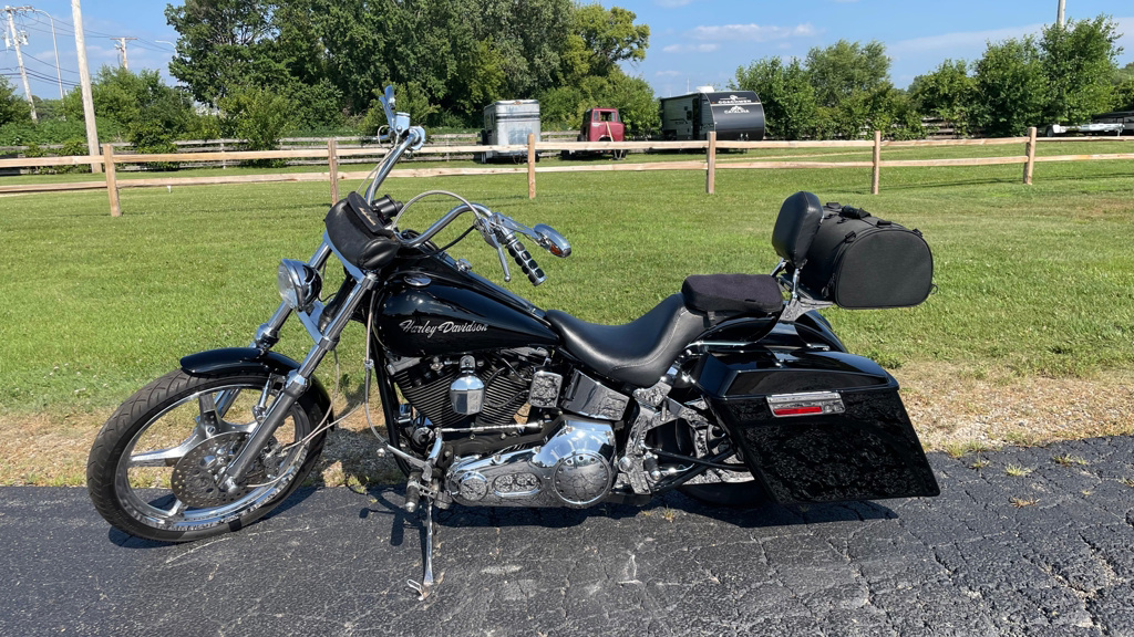 1994 Harley-Davidson FXST CUST - BLACK STANDARD in Marengo, IL