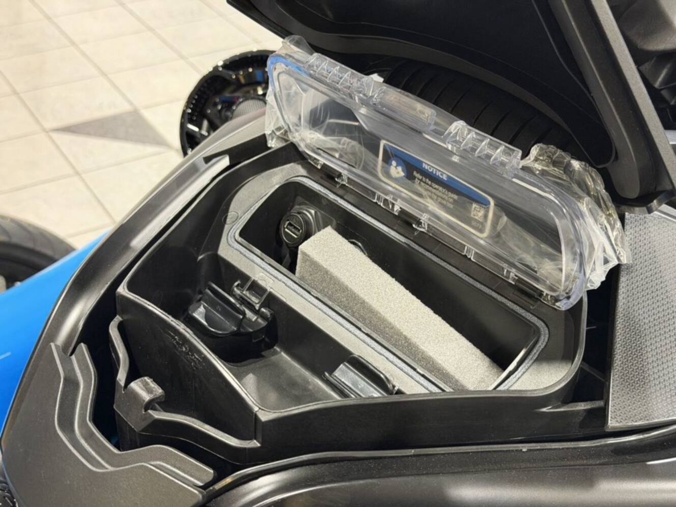 A photo of this 2026 Sea-Doo RXT-X 325 Gulfstream Blue Premium