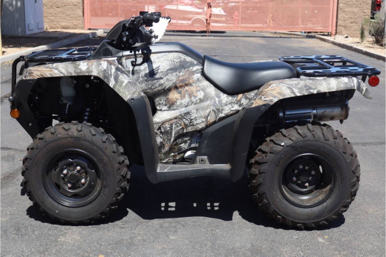 A photo of this 2026 Honda FourTrax Rancher 4X4 Truetimber Atera Camo