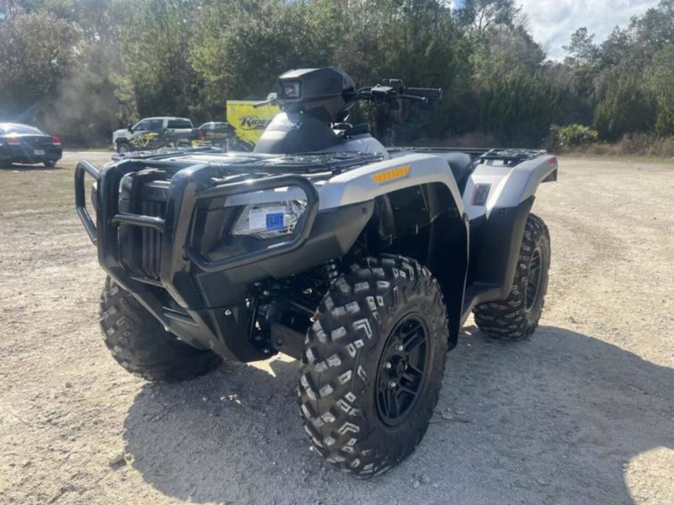 A photo of this 2026 Honda FourTrax Rubicon 700 4X4 Automatic Matte Silver