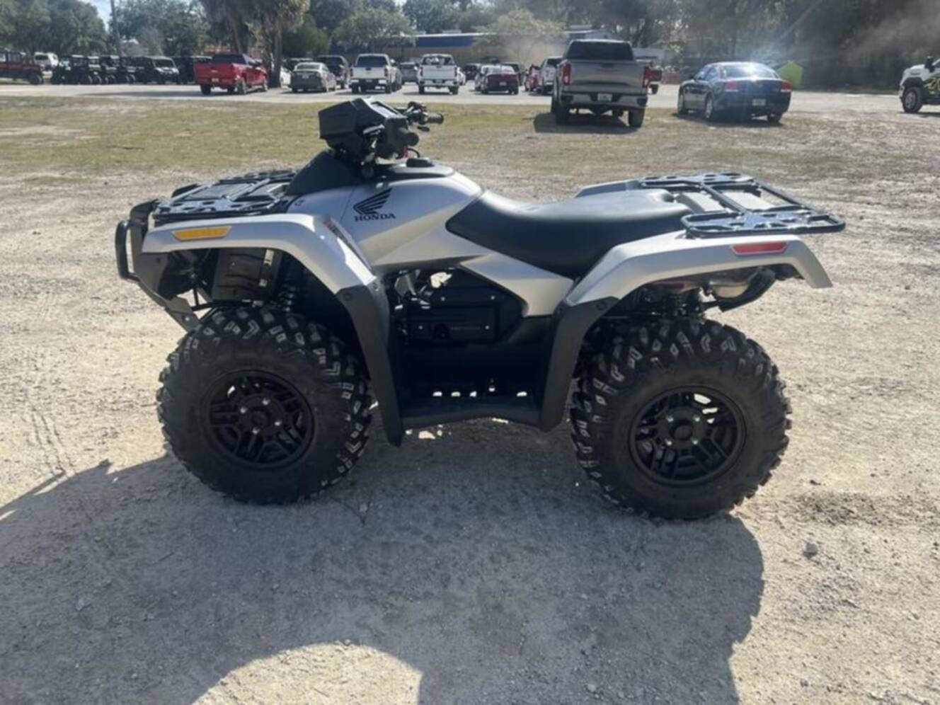 A photo of this 2026 Honda FourTrax Rubicon 700 4X4 Automatic Matte Silver