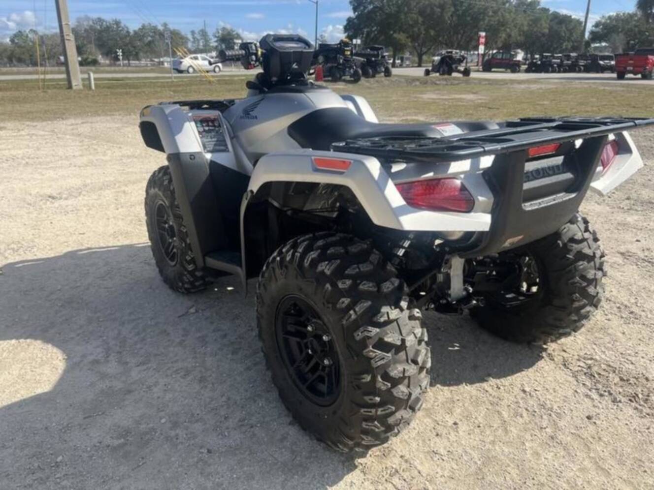 A photo of this 2026 Honda FourTrax Rubicon 700 4X4 Automatic Matte Silver