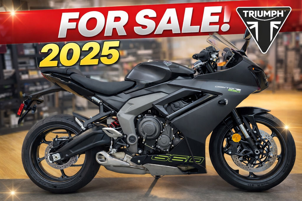 2025 Triumph Daytona 660 Satin Granite/Satin Black 660 in Knoxville, TN