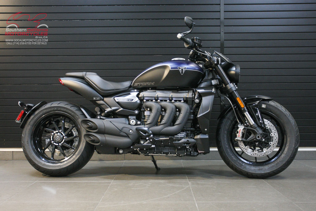 2025 Triumph Rocket 3 Storm R Satin Pacific Blue and Matte Sapphire  in brea CA