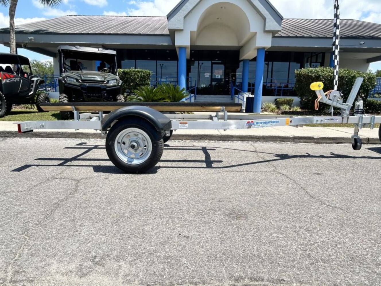 A photo of this 2025 Continental Trailers SINGLE PWC TRAILER