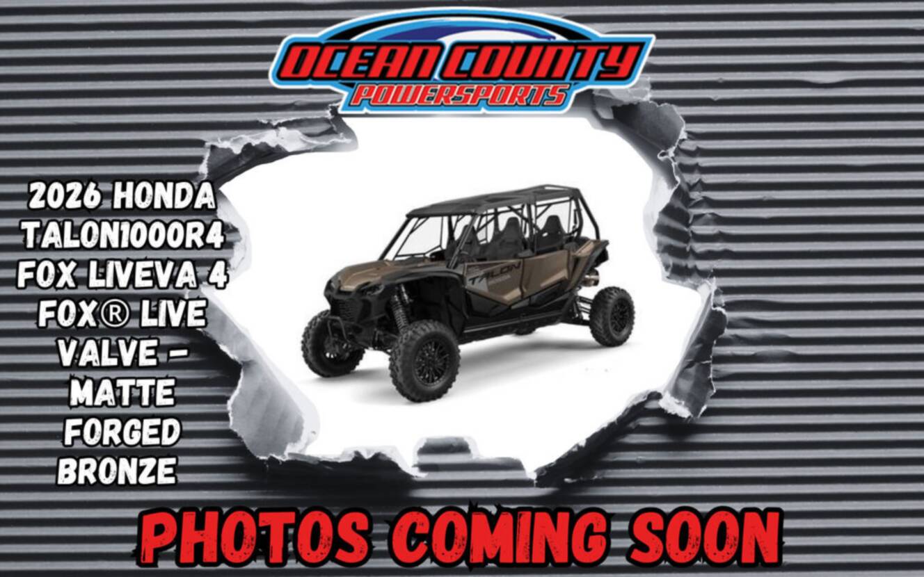 A photo of this 2026 Honda® Talon 1000R-4 FOX Live Valve