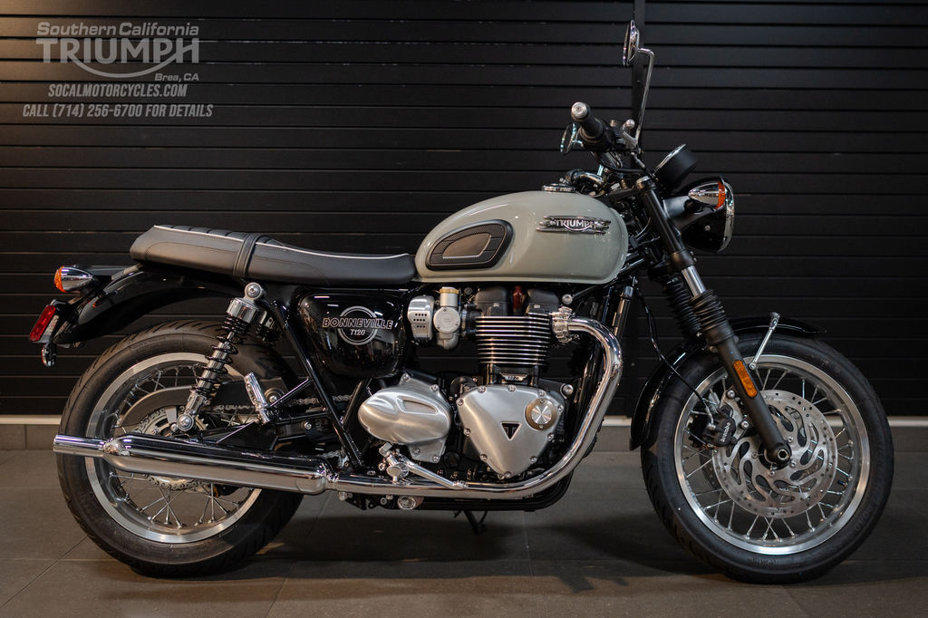 2026 Triumph Bonneville T120 Stone grey BASE in Brea, CA