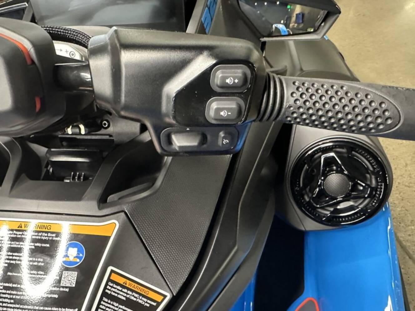 A photo of this 2026 Sea-Doo RXT-X 325 Gulfstream Blue Premium