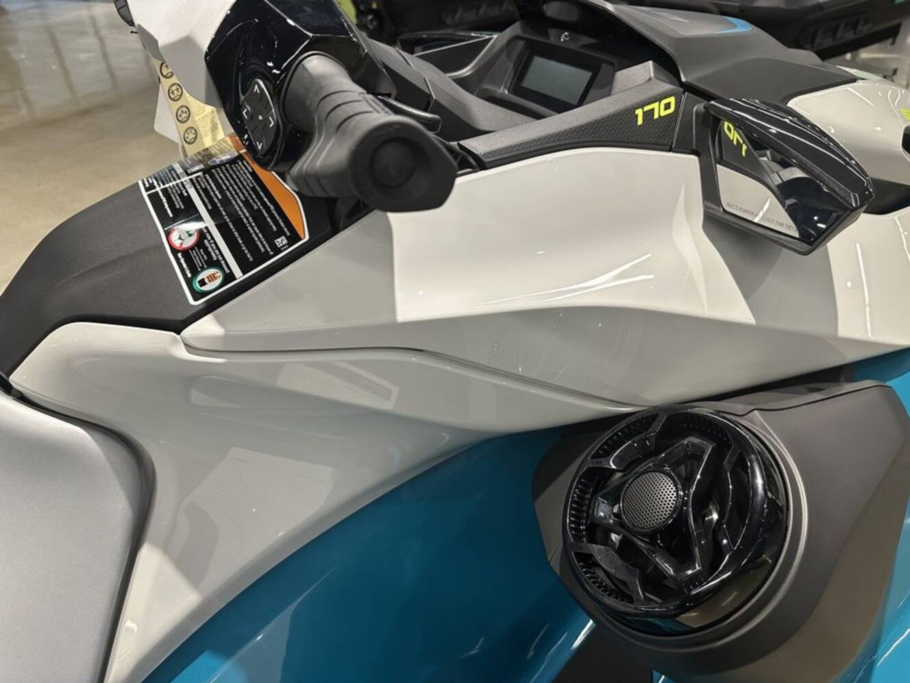 A photo of this 2026 Sea-Doo GTI SE 170 Tech, Audio, iDF, iBR