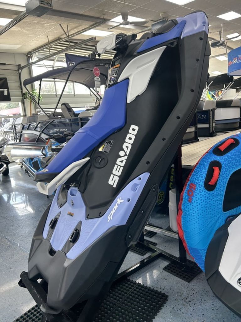 2026 Sea-Doo Spark 3up Conv 90-Dazzling Blue/ Vapor Blue in houghton lake MI
