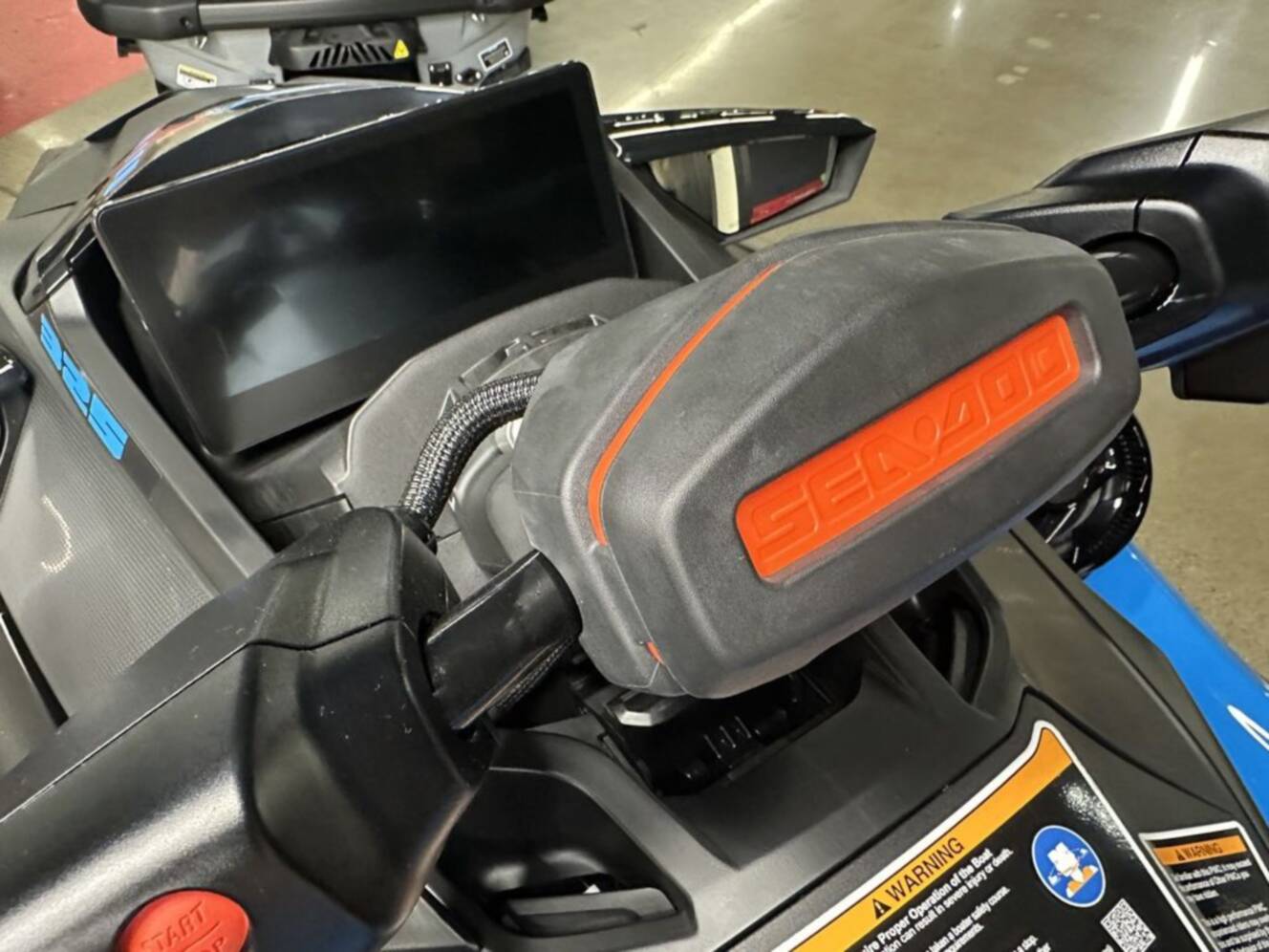A photo of this 2026 Sea-Doo RXT-X 325 Gulfstream Blue Premium