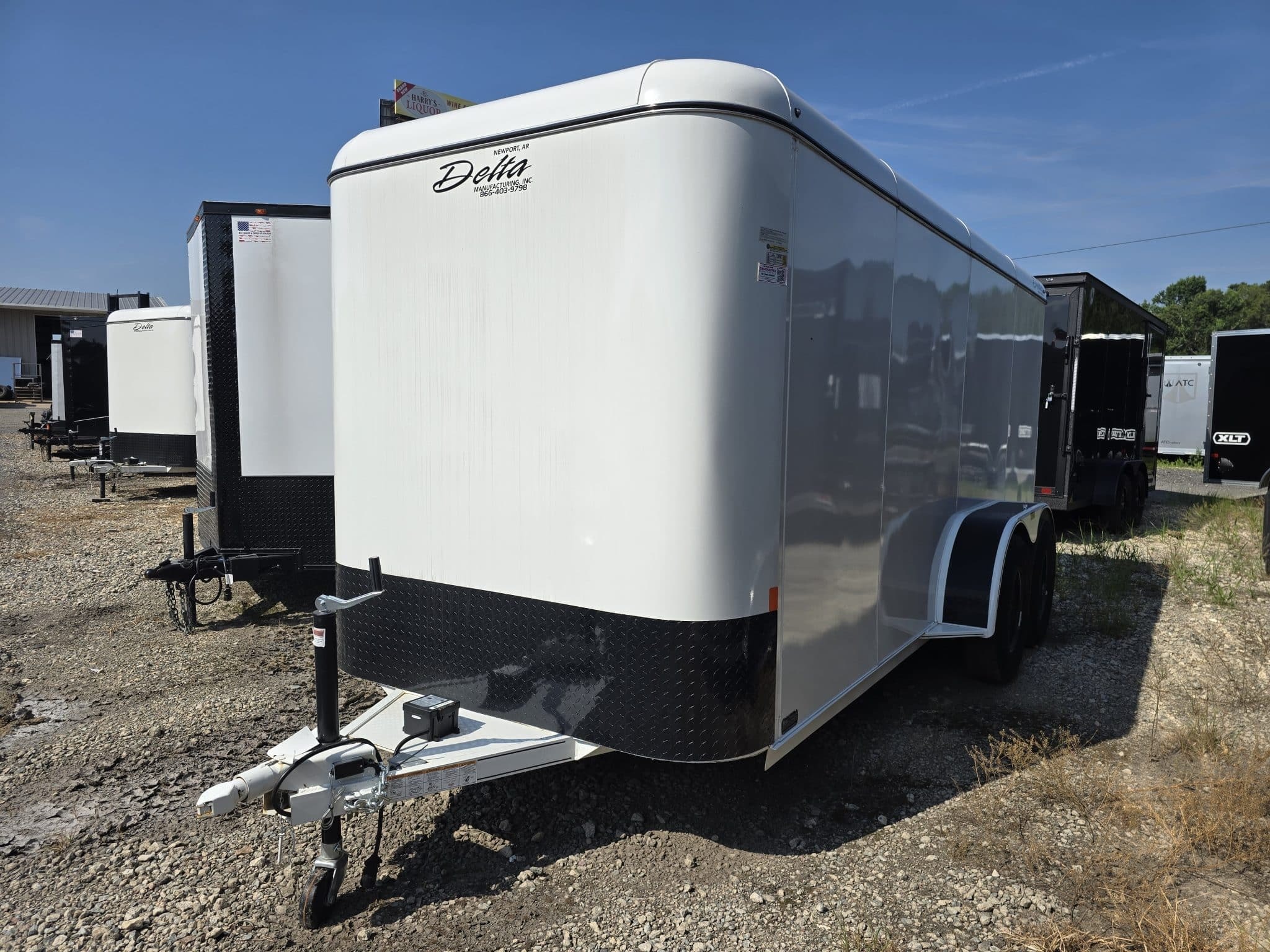 2026 Delta Trailers 6x16 Tandem Axle 7K Heavy Duty Steel Enclosed Trailer in Byron, GA