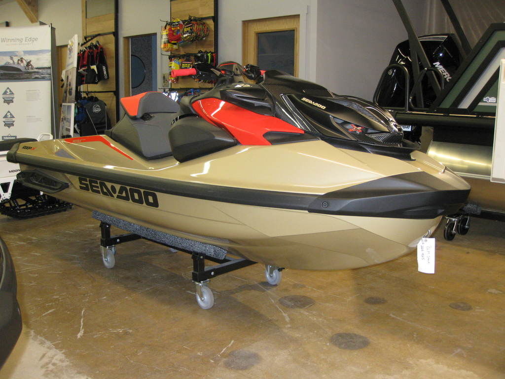 2025 Sea-Doo RXP-X 325 Tech, BRP Premium A, iBR Metallic Tan / La in indian river MI