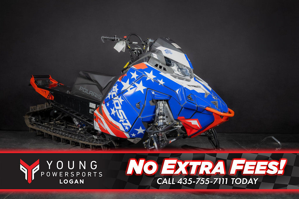 2025 Polaris® Boost RMK KHAOS 155 Storm Gray / Indy Red in logan UT