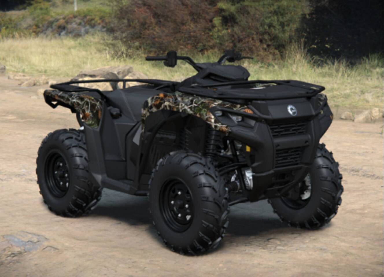 A photo of this 2026 Can-Am Outlander DPS 700 Wildland Camo