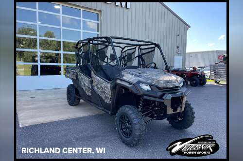 2025 Honda® Pioneer 1000-6 Deluxe Crew TrueTimber Atera Camo in richland center WI